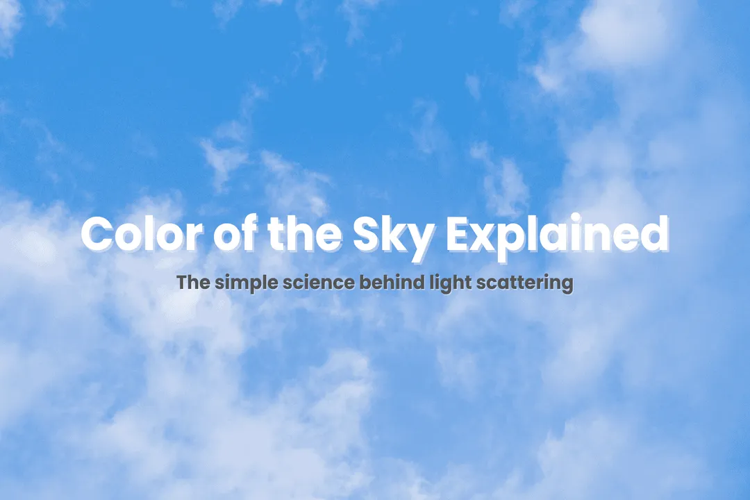 Why is the sky blue and sometimes orange?, White Light