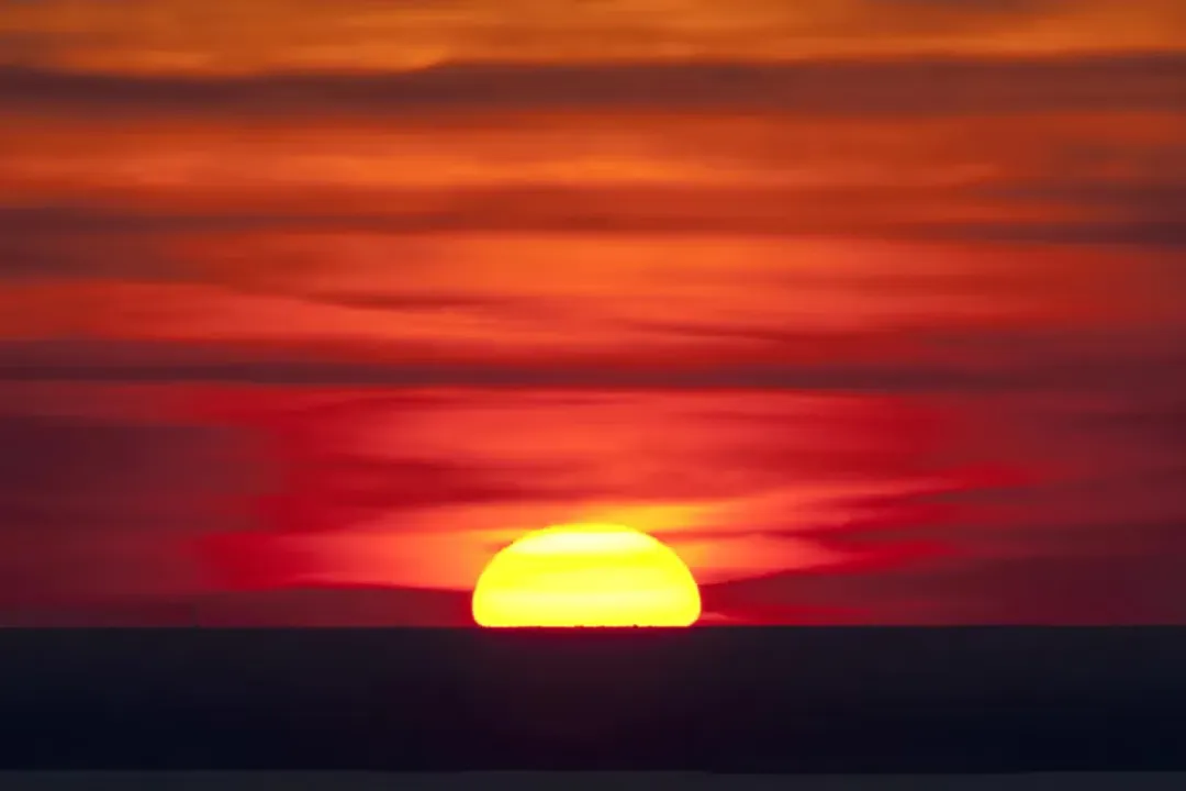 Why is the sky still bright after sunset?, Geometric Shift