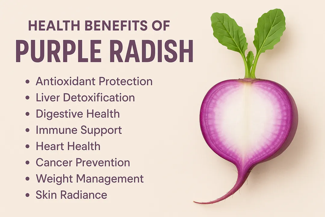 Health Benefits of Purple Radish