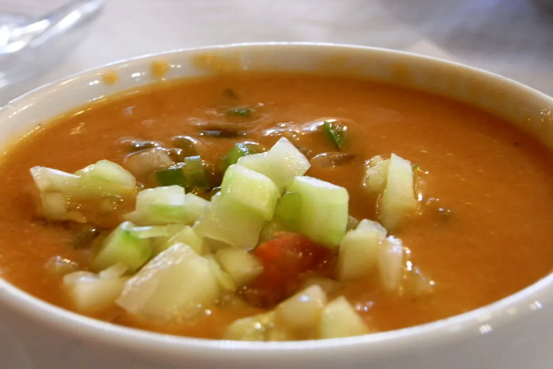 What exactly is gazpacho soup?, Soup Salad Line