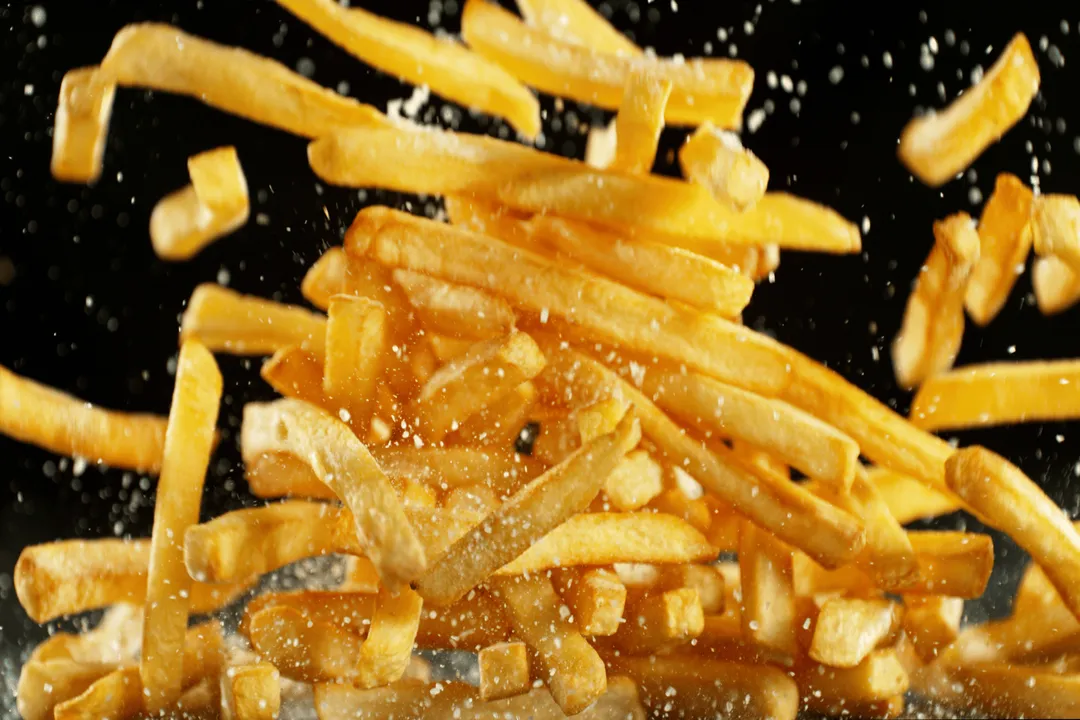 Where did French fries originate in America?