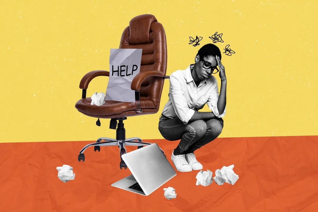 What are the four stages of job burnout?