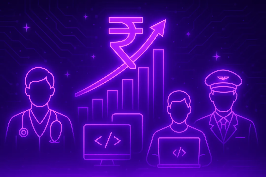 Which profession earns the highest salary in India?