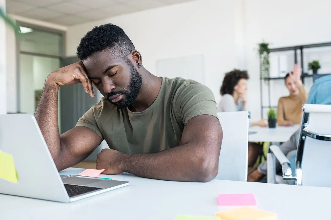 What are the five symptoms of burnout?