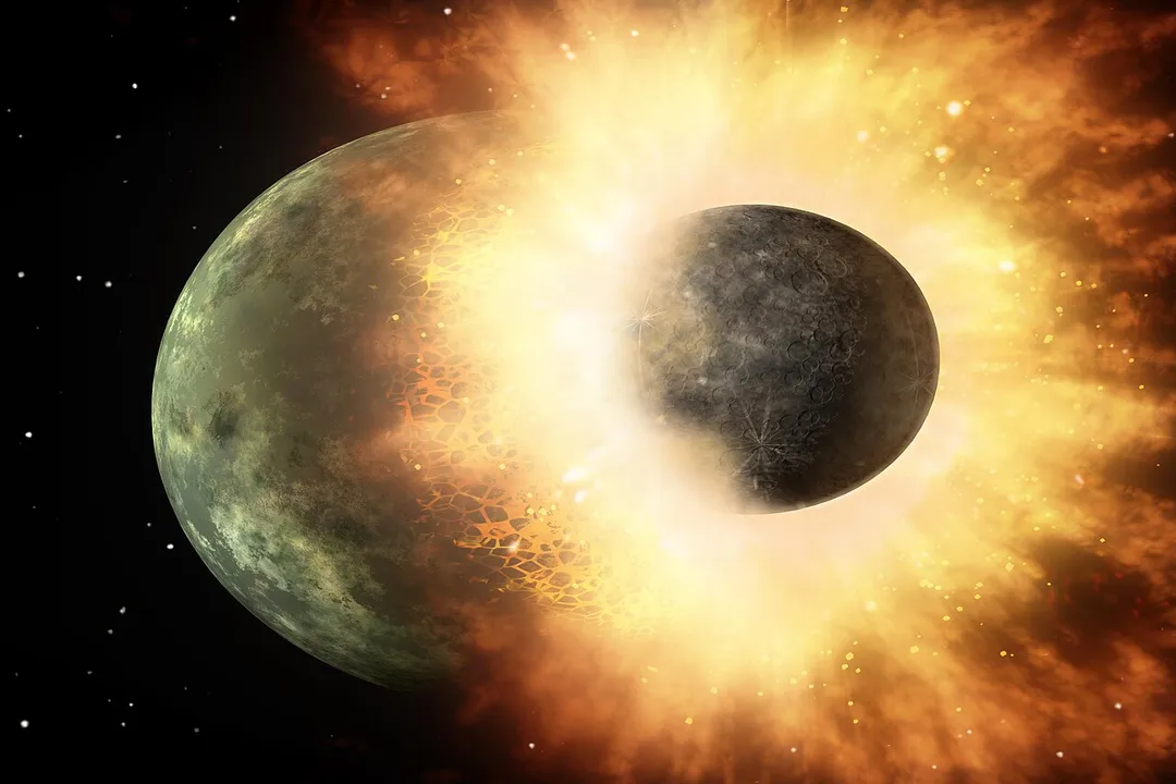 What evidence is there for the collision theory of the Moon?