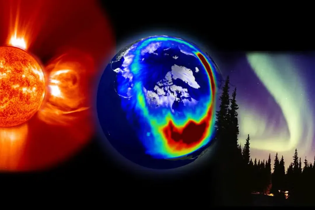 What happens on Earth during a solar flare?