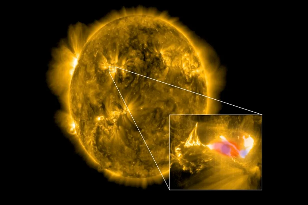 What happens on Earth during a solar flare?, Atmospheric Effects