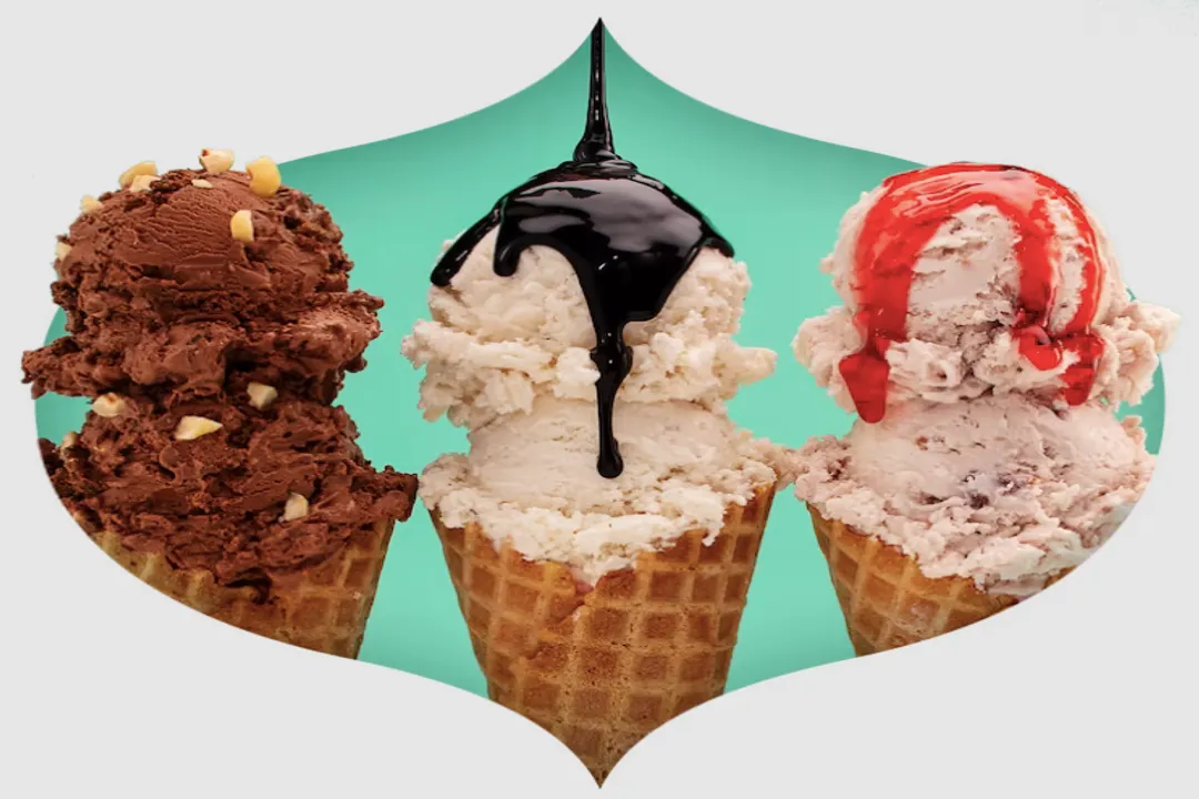 What is cosmic ice cream made of?