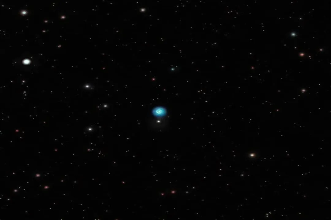 What telescope can view the Eskimo Nebula?