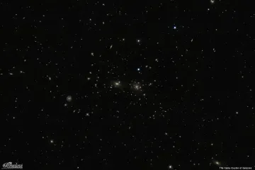What are the galactic coordinates of the Coma Cluster?