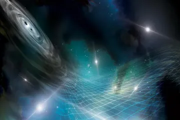 What happens to space-time when cosmic objects collide?